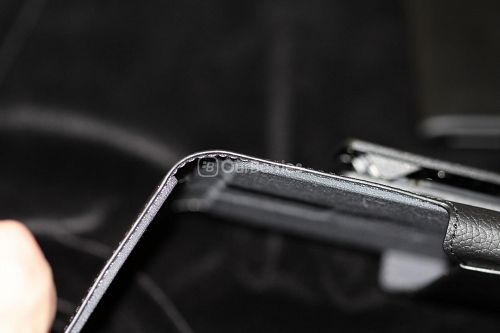 BlackBerry Passport Leather Swivel Holster Flap hinge
